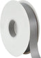 TONIFUL Silver Satin Ribbon, 7/8 Inch (2cm) x 50yd for Flower Bouquets, Gift Wrapping, Bows Craft Making