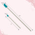 S&T INC. Large and Mini Makeup Spatula Set, Silicone Spatula for Cosmetics, Hair Care, Skin Care, 2 Piece Set