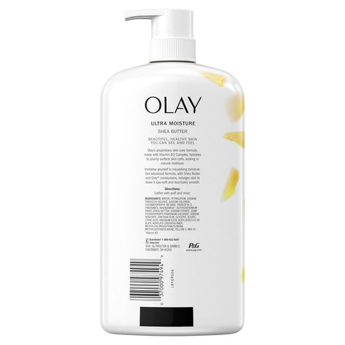 Olay Ultra Moisture Body Wash for Women, Shea Butter Scent, 33 fl oz