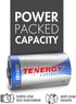 Tenergy 3.6V 1/2 1200mAh ER14250 8 Count AA Lithium Battery, Non-Rechargeable Batteries for Alarm Systems, Home