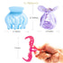 RC ROCHE ORNAMENT 6 Pcs Womens Pumpkin Hair Claw Clips, Interlocking Teeth, No Slip Grip, Large Pastel Multicolor