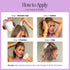 INH Hair Claw Clips & Wide Tooth Comb Set, 3 pc Aesthetic Iridescent Hair Accessories