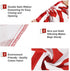 HRX Package 100% Cotton Gift Bags Drawstring, 20x16 inch, 3pcs Christmas Wrapping Sacks for Party Favor