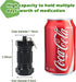 Shintop 3PCS Waterproof Aluminum Keychain Container Pill Holder (Black+Silver+Camouflage)