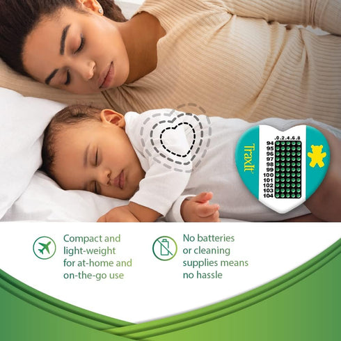 12 Pack - Fahrenheit Children’s Axillary Thermometer, Continuous Read, Single-Use Pediatric Thermometer