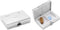 Set of 2 Rectangular-Shaped Pocket Purse Pill Box & Organizer with Dual