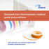 10 Rolls Orthodontic Braces Rubber Chains, 15'' Spools with Mix Colors, Closed, Short, Long Filaments