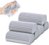 6-Pack Damp Clean Duster Sponge, Reusable Magic Sponge for Housekeeping, Mirrors, Glass, and Window Track Grooves (Grey)