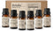 Natural Essential Oils Set - Pure Scents for Wellness: Lavender, Peppermint, Rosemary,