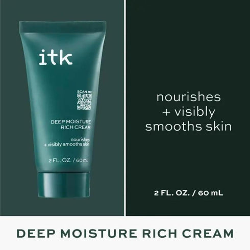Deep Moisture Rich Face Cream for Dry Skin with Shea Butter, 2 Fl Oz