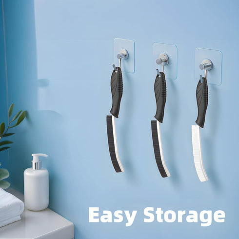 Hard Bristle Crevice Cleaning Brush, Small Cleaning Tools for Toilet, Bathroom, Home, Bathtub, Sink, Window (6)