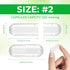 Empty Capsules Size 2 - Vegan Capsules Empty - Empty Pill Capsules (100 Count) with 2 Micro Lab Spoons for Capsule Filling Kit - Veggie Capsules Empty for DIY Your Own Supplements