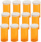 Empty Plastic Pill Bottles with Easy Open Snap Caps, Clear Containers for Prescription Medication (8 Dram, 12pcs)