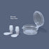 EarPlanes+ Invisible Airplane Travel Ear Protection, Clear Low-Profile Design (Small, 3 Count)