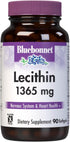 Bluebonnet Lecithin, 1365mg, 90 Count