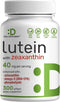 DEAL SUPPLEMENT Lutein and Zeaxanthin 40mg Per Serving - 300 Softgels, Essential Eye Vitamins & Vision Health Support