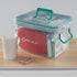 Lesbin Clear First Aid Box Organizer with Compartments, Plastic Family Medical Supplies Storage Box