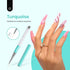 5Pcs Beetles Gel Polish Nail Art Liner Brushes Set, Diamond Handle for Painting, Dotting, and Drawing Sizes 5 7 9 11