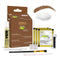 MinaiBrow Instant Hair Dye Kit Light Brown - Natural Spot Coloring Tinting Powder with Brush, 100% Grey Coverage