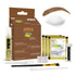 MinaiBrow Instant Hair Dye Kit Light Brown - Natural Spot Coloring Tinting Powder with Brush, 100% Grey Coverage