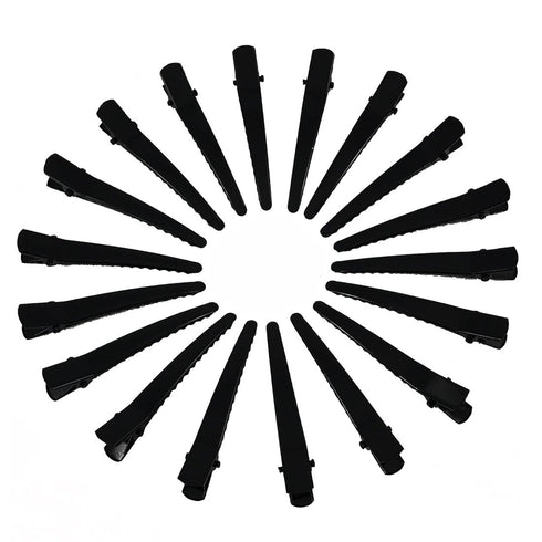 YAKA 50 Pack 6cm/2.36" Black Metal Alligator Hair Clips - Professional Non-slip Hair Accessories for Girls Women