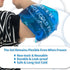 Ice Packs for Injuries Reusable Gel (2 Pack), Hot Cold Gel Ice Pack for Pain Relief, Flexible for Knee, Shoulder, Back
