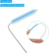 PATIKIL 10"x3/8" Long Straw Brush, 5 Pcs Nylon Cleaning Brush for Drinking Straws and Pot Spouts, Blue