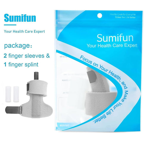 Immobilizer Sumifun Finger Brace, Trigger Finger Splint for Index Middle Ring Pinky Finger Arthritis Pain, Tendon