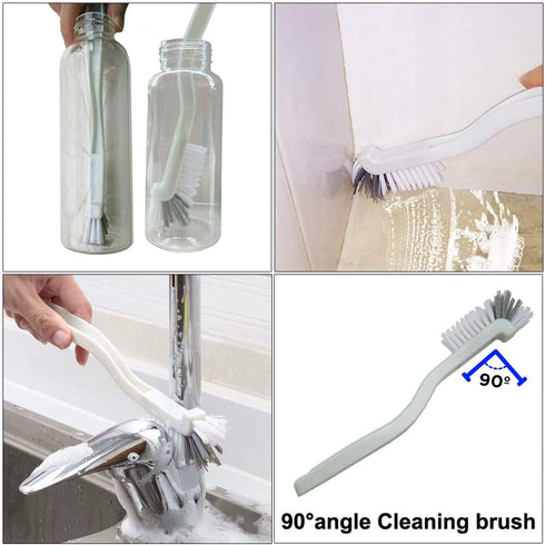 Window Track Cleaning Brush Kit, 5 Pack Multifunctional Handheld Crevice Brush for Blinds and Shutters