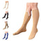 Ziperior 8-15 mmHg Compression Grade 0 Calf Inside Leg Zipper Closed Toe Socks