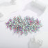 Large Full Rhinestones Flower Bride Hair Comb - Luxurious Wedding Accessories for Women