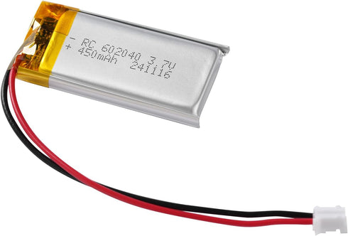 Yunwa 602040 450mAh XH2.54mm/2Pin LI-PO Rechargeable Battery with Connector