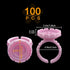 Lash Extensions Supplies, 100PCS Glue Rings for Volume Lashes, Eyelash Ring Cup for Extension Supplies