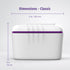 Dentures Cleaner Soaking Bath – Container for Dental Appliances’ Cleaning Solution (Classic)