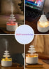 ZORIC 7-Color Office(500ml) Cloud Rain Humidifier & Essential Oil Diffuser with LED Mood Lights, White Noise Rain