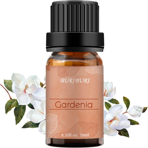 BURIBURI Gardenia Essential Oil 10ML - 100% Pure Fragrance Oil for Soap Candle Making