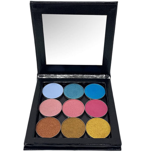 Small Z Palette Magnetic Makeup Palette - Empty Universal Magnet Organizer with Clear Window