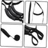 Veemoon Adjustable Bed Ladder for Elderly Physiotherapy Aid Belt Easy Install Bed Rails Disabled Pull up Strap Light
