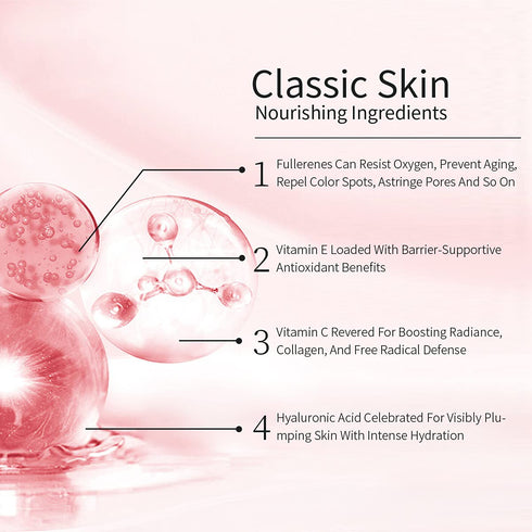 Vitamin C Serum for Face, Anti-Aging with Hyaluronic Acid, Reduces Wrinkles and Dark Spots, Face Serum for Women