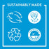 Molly’s Suds Laundry Detergent Sheets - Gentle on Sensitive Skin, Powerful Plant-Based Enzymes, 70 Loads (Peppermint)
