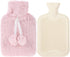 JoanofArc Hot Water Bottle with Soft Cover, Small Hot Water Bag for Menstrual