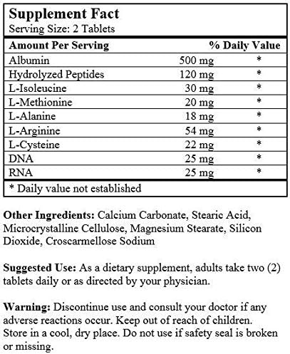 Nuhealth Super Albumin (100 Tablets)