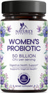 Probiotics for Women's Digestive Health, 50 Billion CFU, 60 Capsules for Feminine Health