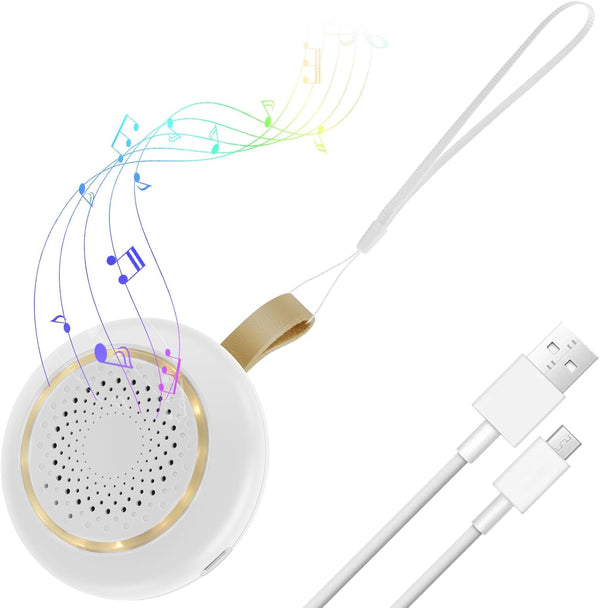 LYIYEYAN White Noise Sound Machine, Noise Sound Machine, Mini Sleep Sound Machine, Adjustable