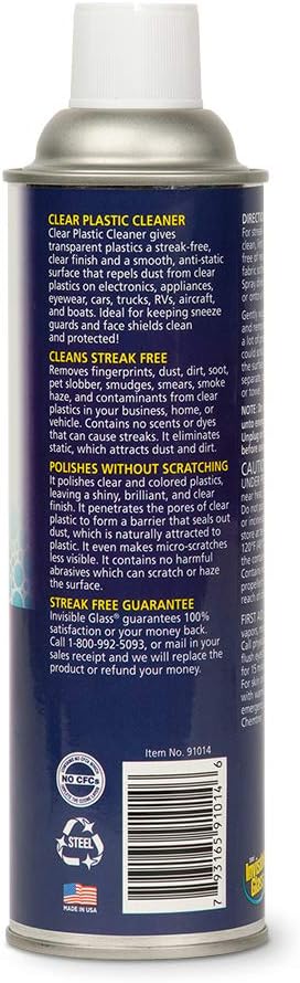 Invisible Glass 91014 - 19-Ounce Screen & Plastic Cleaner, Anti-Fog & Anti-Static for Electronics, Pack of 1