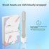 Toothbrush Replacement Heads for Quip Electric Toothbrush, 6 Pack, Soft Bristles, White