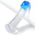 Transparent Bondage Penis Condom with Massage Particles - Men's Enlargement Exercise