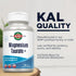KAL Magnesium Taurate 400mg Plus CoEnzyme Vitamin B6, Chelated Supplement for Muscle Function, 90 Tablets