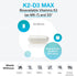 XYMOGEN K2-D3 Max - Vitamin D3 K2 with 180mcg VIT K Per Capsule, Bioavailable Vitamin D 5000 IU (Cholecalciferol) for