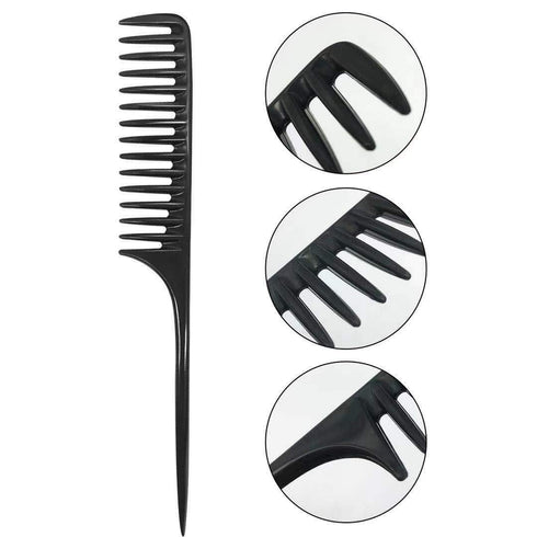 Wapodeai Wide Tooth Comb Detangling Hair Brush, Anti-Static Heat Resistant Comb for All Hair Types